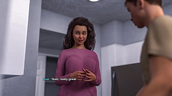 My bimbo dream #04 masturbating and cumming hard over my stepmom's new big fake tits