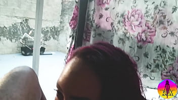 Trailer redhead milf maid sucked and gave her pussy