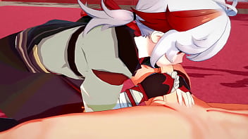 Genshin Impact Yaoi Kazuha Handjob And Blowjob To Tartaglia thumbnail