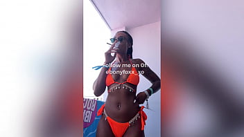 Leaked video of black model ebony foxx smoking