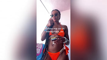 Leaked video of black model ebony foxx smoking