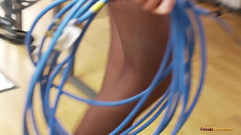 Hot blonde secretary and her brunette friend tied up a kinky guy before sucking on his hard cock and getting their tight pussies drilled until they reach orgasms Hot blonde secretary and her brunette friend tied up a kinky guy before sucking on his hard cock and getting their tight pussies drilled until they reach orgasms