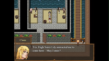 A claire plays claires a porn game lets play we become a nun for futa mama's and get fucked by them