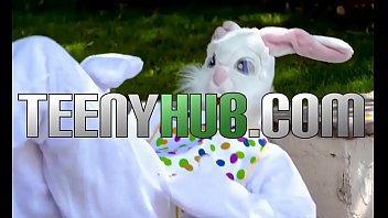 Summer brooks in mini easter bunny babe gets slammed