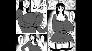 ワンピースのニコ・ロビンの胸が透明人間アブサロムに弄ばれる