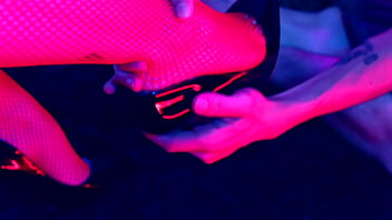 Foot goddess training her slave