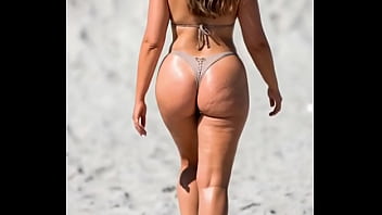 Thick women on beach ai