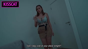 Why step mom wakes with step son’s cock in hand post fight — will she gets face cum in share bed