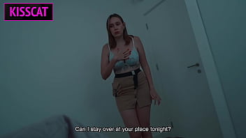 Why step mom wakes with step son’s cock in hand post fight — will she gets face cum in share bed