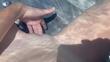 European stepmom artemisia love solo pussy play horny af in the water