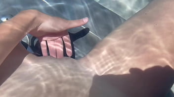 European stepmom artemisia love solo pussy play horny af in the water