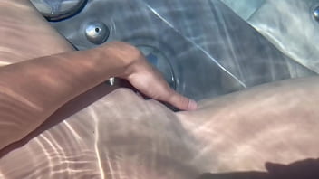 European stepmom artemisia love solo pussy play horny af in the water