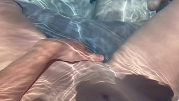 European stepmom artemisia love solo pussy play horny af in the water