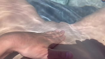 European stepmom artemisia love solo pussy play horny af in the water