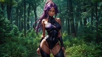 Yoruichi shihōin intense training jerk off instruction ai created