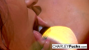 Sexy brunette fucks her busty friend