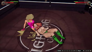 Kallan vs bambi nf3d female mma combat ring