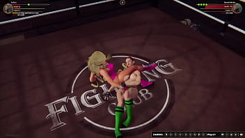Kallan vs bambi nf3d female mma combat ring