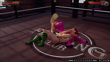 Kallan vs bambi nf3d female mma combat ring