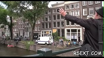 Large titted wench takes the bone