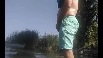 A Guy With A Soft Uncut Dick Urinates In Nature thumbnail