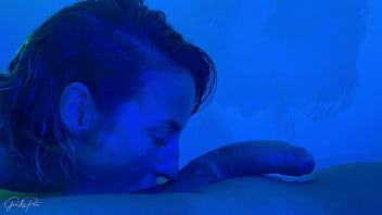 Asmr blowjob and pussy rubbing