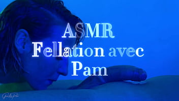 Asmr blowjob and pussy rubbing