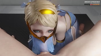 Elfa hace una mamada y se viene