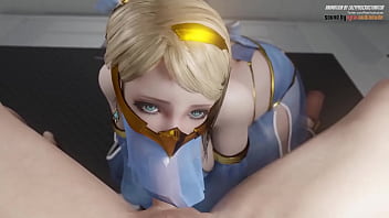 Elfa hace una mamada y se viene