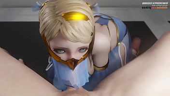 Elfa hace una mamada y se viene Elfa hace una mamada y se viene