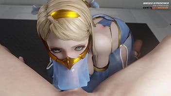 Elfa hace una mamada y se viene