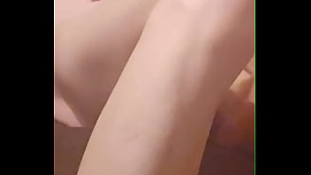 Dildo in her pussy and ass