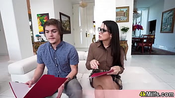 Long legged wifey gets his pussy filled