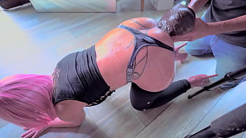 In sane double anal insertion