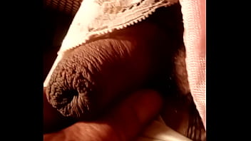 Little dick ín lingerie