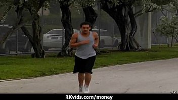 Sexy wild chick gets paid to fuck 15