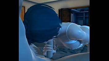 Compañera me despierta con mamasa