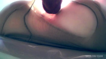 She excites me so much i rip off her tights to fuck her ass