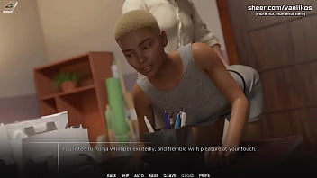 Short hair black ebony milf teacher with a hot ass fucks a big young cock at college she gets caught fucking by her boss taboo university steam game 3d animated hentai game part #5