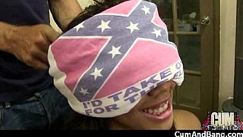 Black slut group in her mouth 11