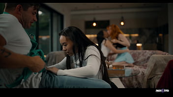 18 year old teenager sushi party turns into crazy orgy reverse gangbang foursome