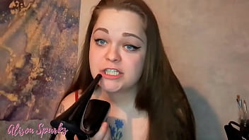 New video alert here's one for all the high heel worship lovers watch me suck on and lick these dirty high heel