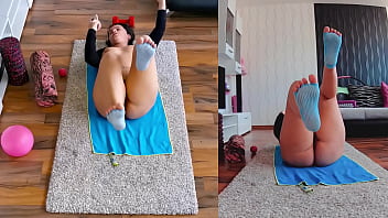 Wet and wild dual cam naked workout you have to see it to believe it