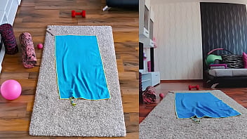 Wet and wild dual cam naked workout you have to see it to believe it