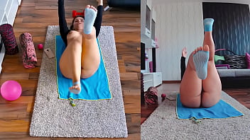 Wet and wild dual cam naked workout you have to see it to believe it