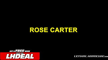 Rose carter gets a huge cock in her tight pussy