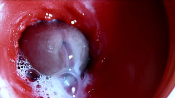 Very close huge streams of sperm in a sweet hole asmr wet squelches