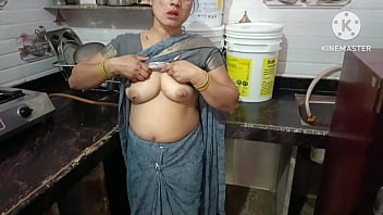 Stepmom Stepson Kitchen Doggy Style Sex Riding Cowgirl Huge Ass Huge Cock Sexy Boobs Indian Sex thumbnail
