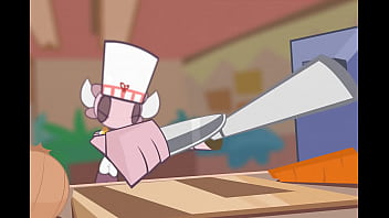 Giraffe stuffs herself in an all you can eat buffet