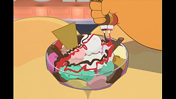 Giraffe stuffs herself in an all you can eat buffet